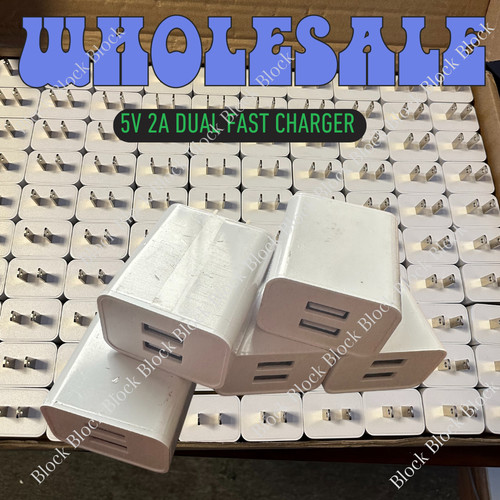 Usb fast charger - block, dual
